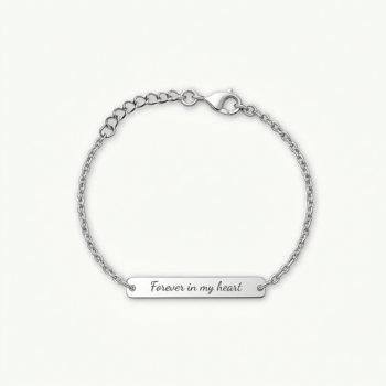 Luxury Engraved Bracelet for Women, Jewelry with Dedication in Your Own Handwriting