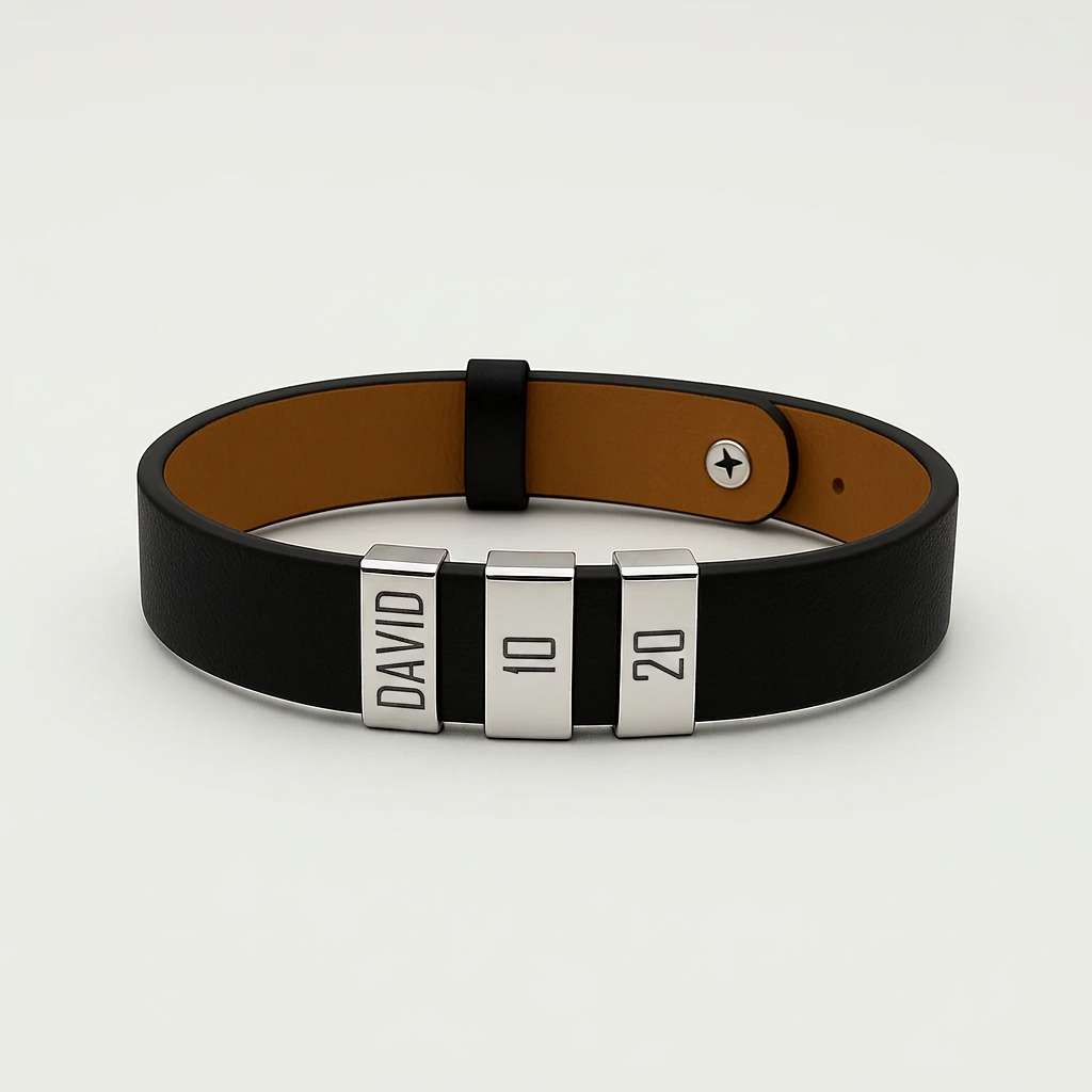 Maximo Engraved Bracelet — Luxury Men's Gift