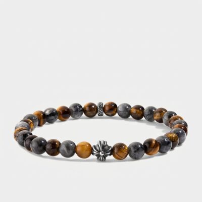 Tiger's Eye Beaded Stone Bracelet