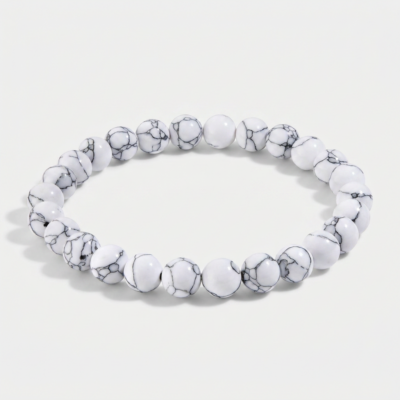 Beaded Stone Bracelet 8mm