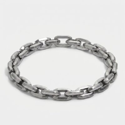 Matte Brushed Chain Bracelet