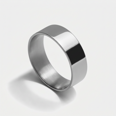 Stainless Steel Ring — Silver