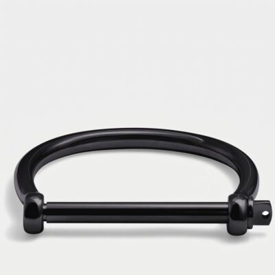 Steel Bangle — Black