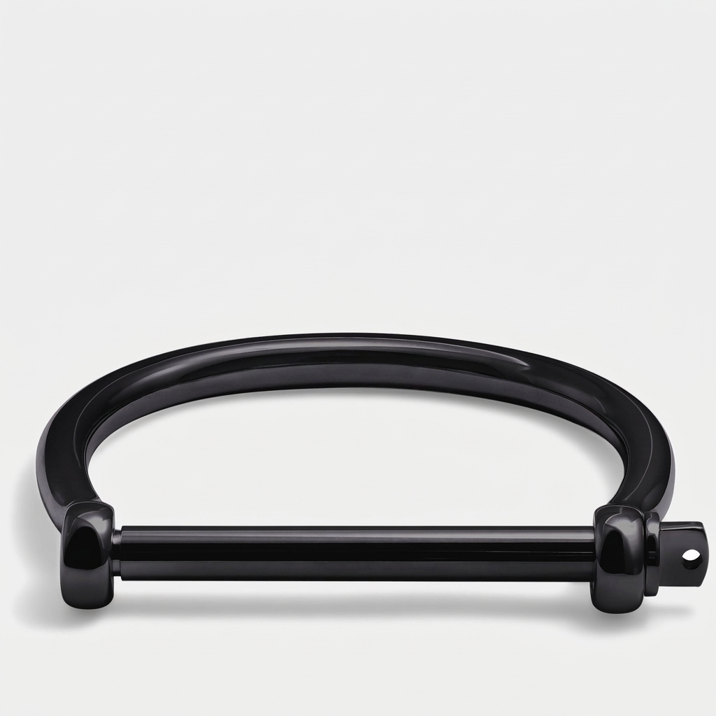 Steel Bangle — Black