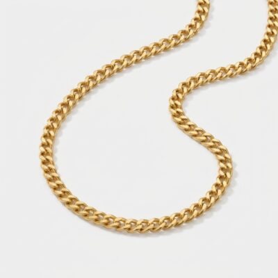 Cuban Link Necklace 6mm — Gold