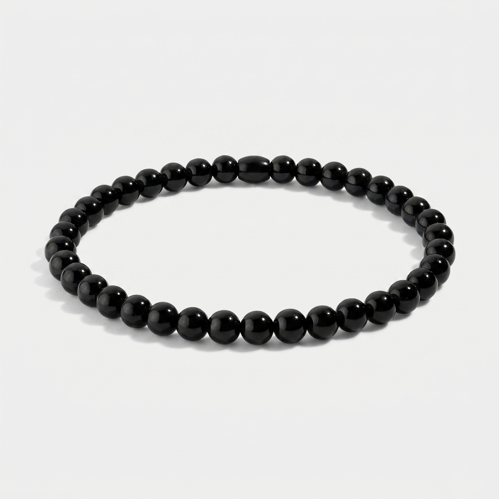 Beaded Stone Bracelet 4mm